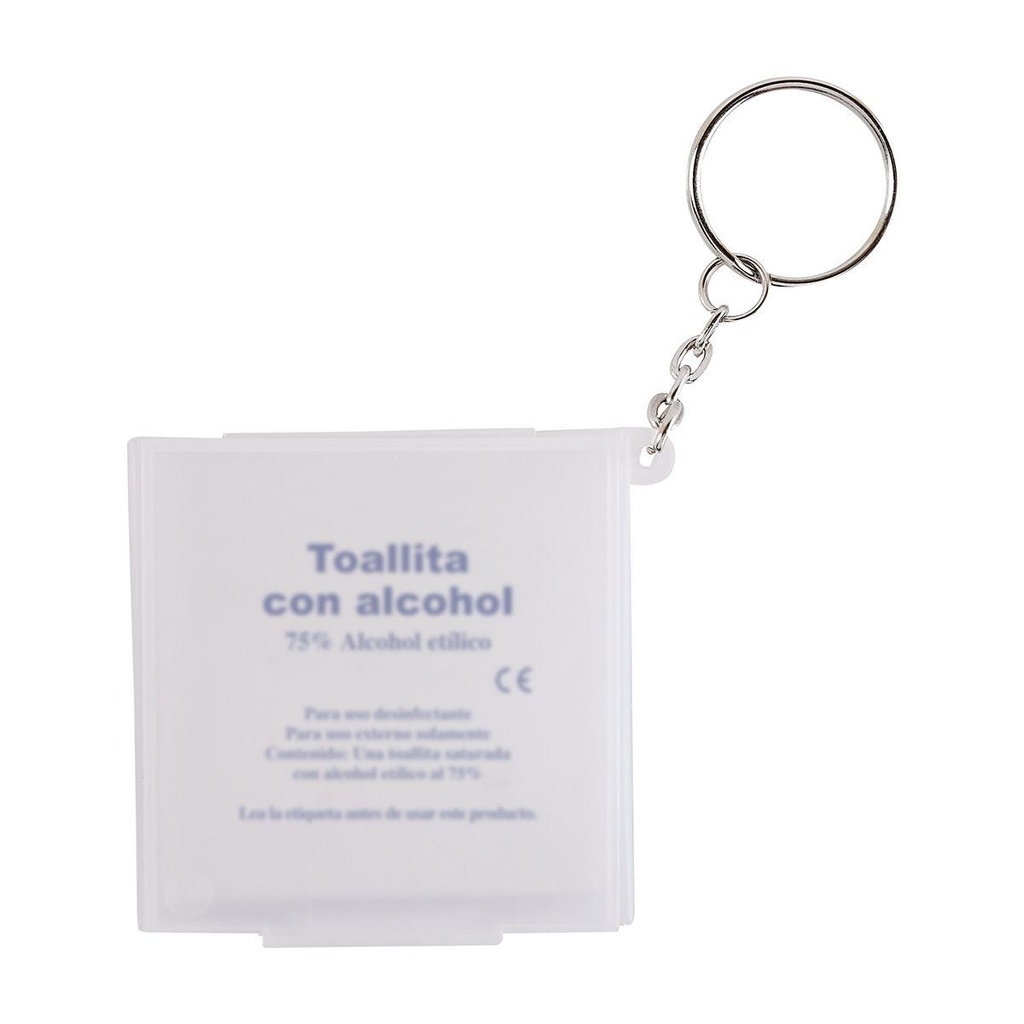 SLD 052 LLAVERO CON PADS DE ALCOHOL 