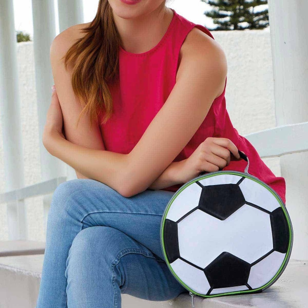 SOC-047 LONCHERA SOCCER EN GRIS
