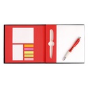 LB-004 LIBRETA RIGIDA DE CARTON MONACO, ROJO