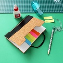 LB-044 LIBRETA TIPO CORCHO, NEGRO