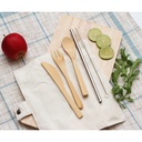 HM-058 SET DE CUBIERTOS, BEIGE