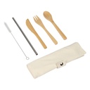 HM-058 SET DE CUBIERTOS, BEIGE