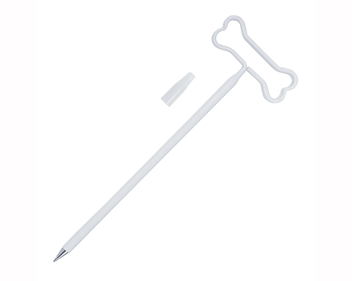 A2605 BOLIGRAFO PLASTICO SAM, BLANCO