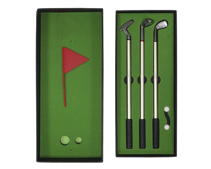 A2977 SET DE BOLÍGRAFOS PALOS DE GOLF