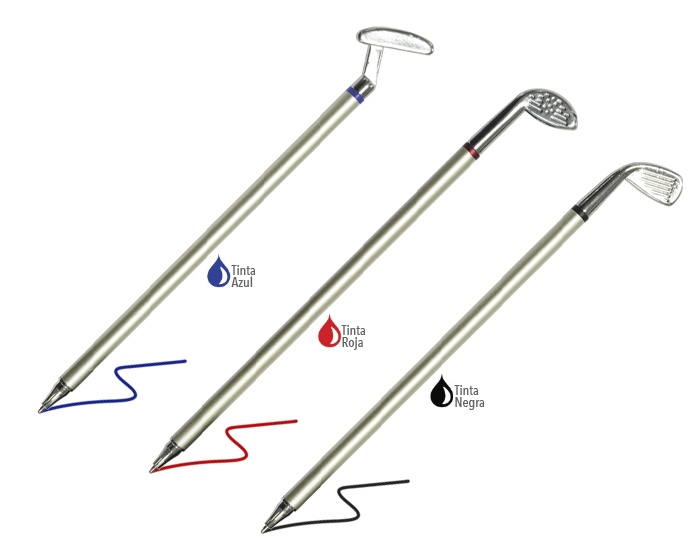 A2977 SET DE BOLÍGRAFOS PALOS DE GOLF
