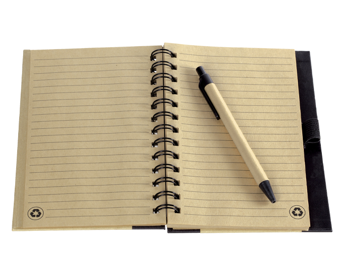 LIB2043 LIBRETA ECOLOGICA C/BOLIGRAFO ISIS