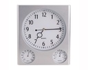 RJP006 RELOJ D/PARED CRONIX, PLATEADO