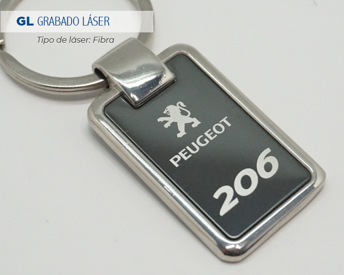 LLM2365 LLAVERO PLACA METALICA FLATEN