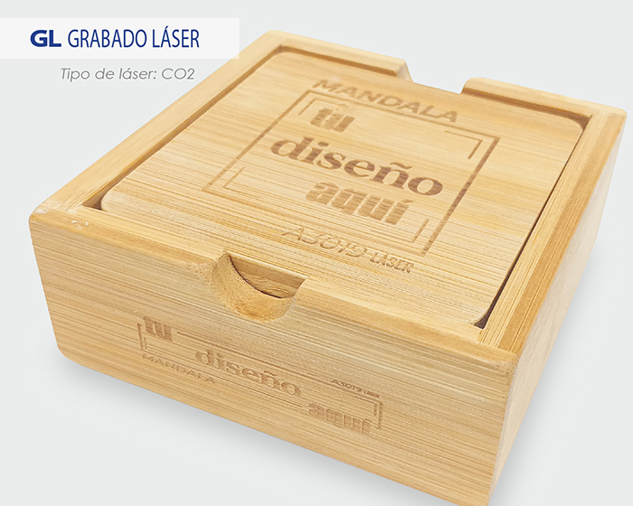 A3019 JGO. DE PORTAVASOS ECOLÓGICO MANDALA