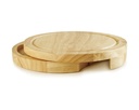 A2933 TABLA DE QUESO BAMBÚ CAOBA