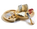 A2933 TABLA DE QUESO BAMBÚ CAOBA