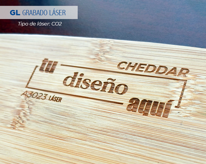 A3023 TABLA DE QUESOS DE BAMBÚ CHEDDAR