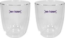 T549 SET DE VASOS DE VIDRIO "DOUBLE"