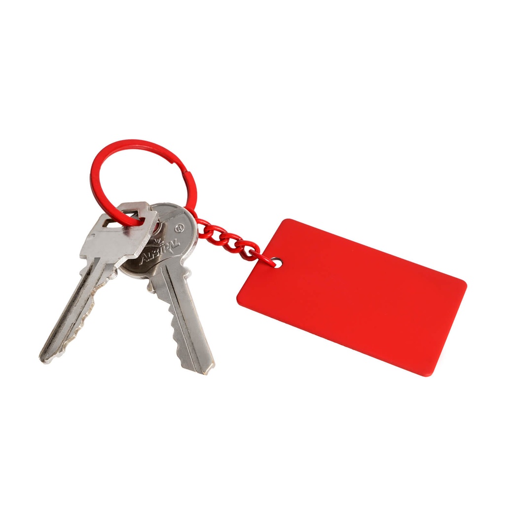MK 066 LLAVERO CON PLACA RECTANGULAR NUBLAR