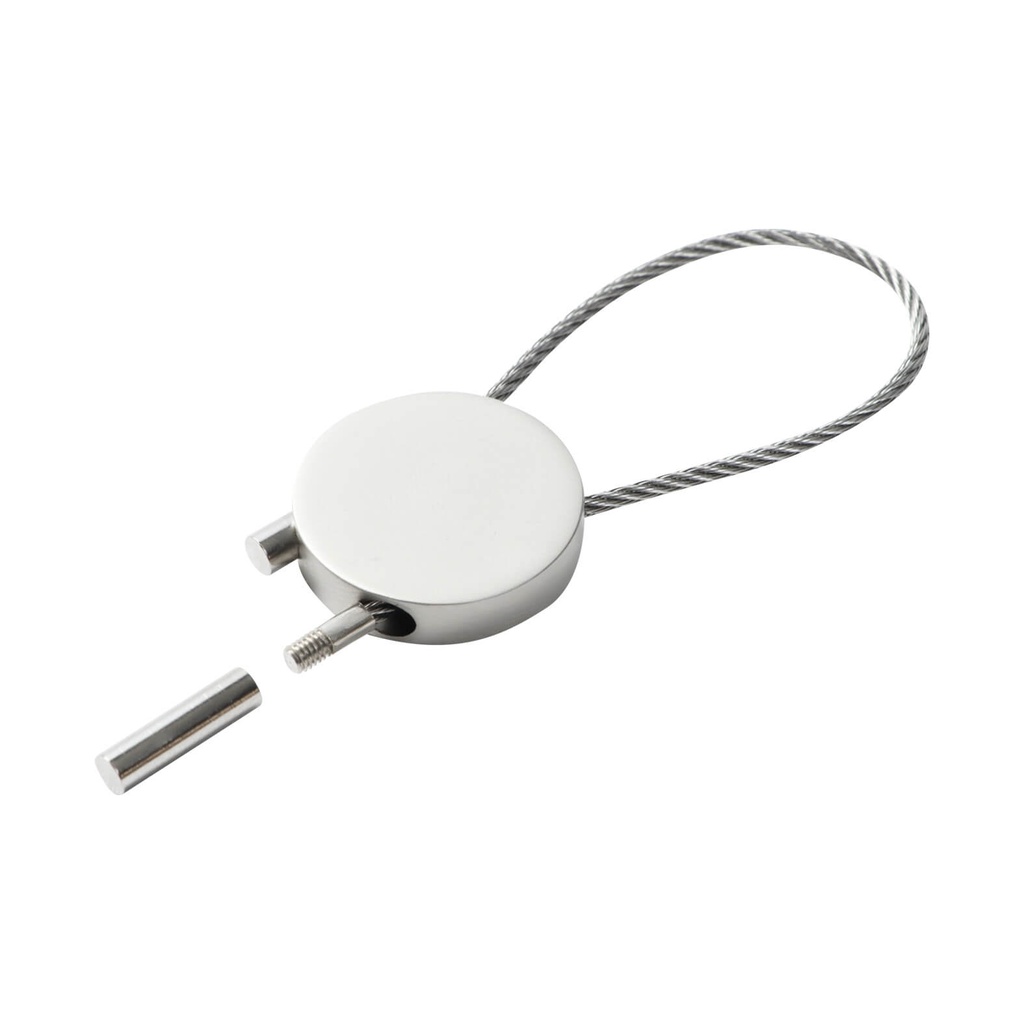 MK 049 LLAVERO CIRCULAR CON CORREA NODO
