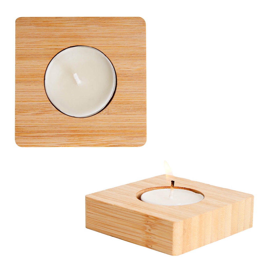 HO 212 PORTAVELAS DE BAMBU FLAME