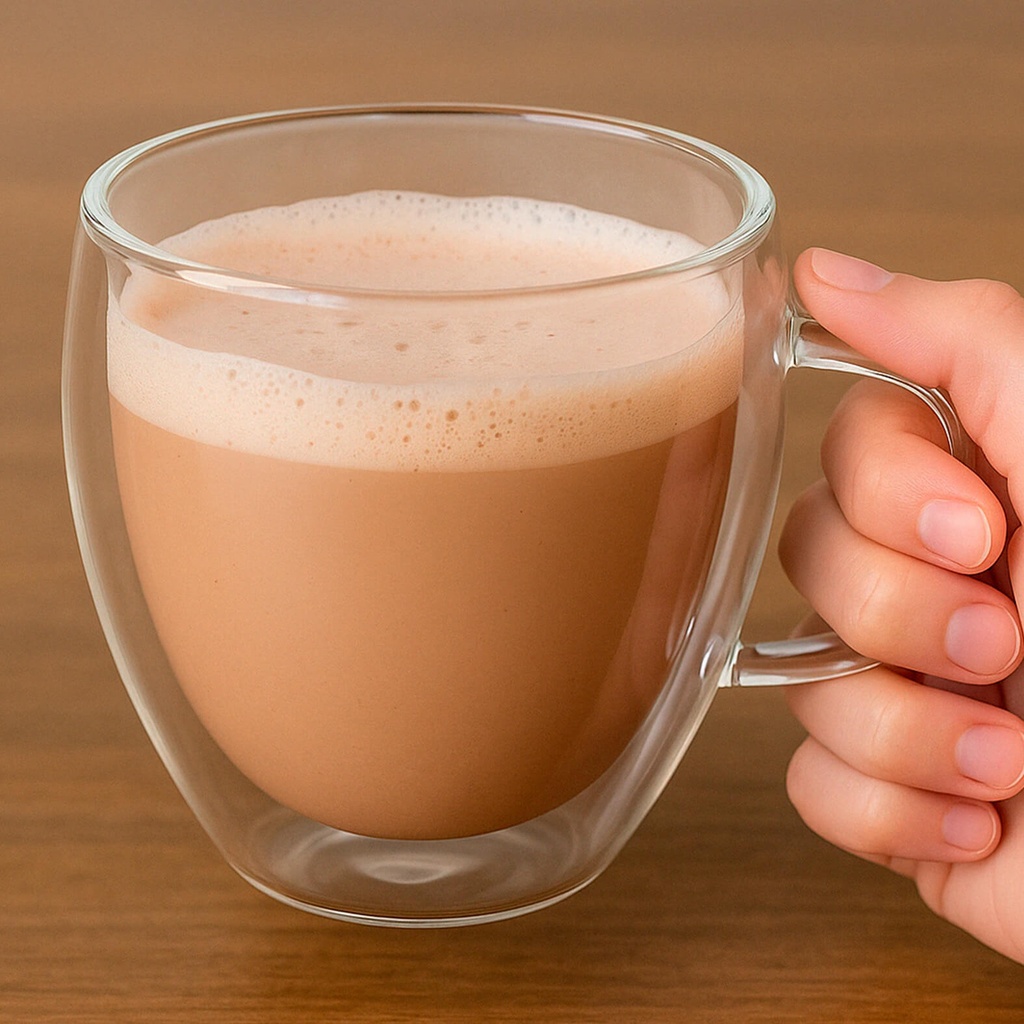 HO 206 TAZA DE VIDRIO DOBLE PARED BRUNA