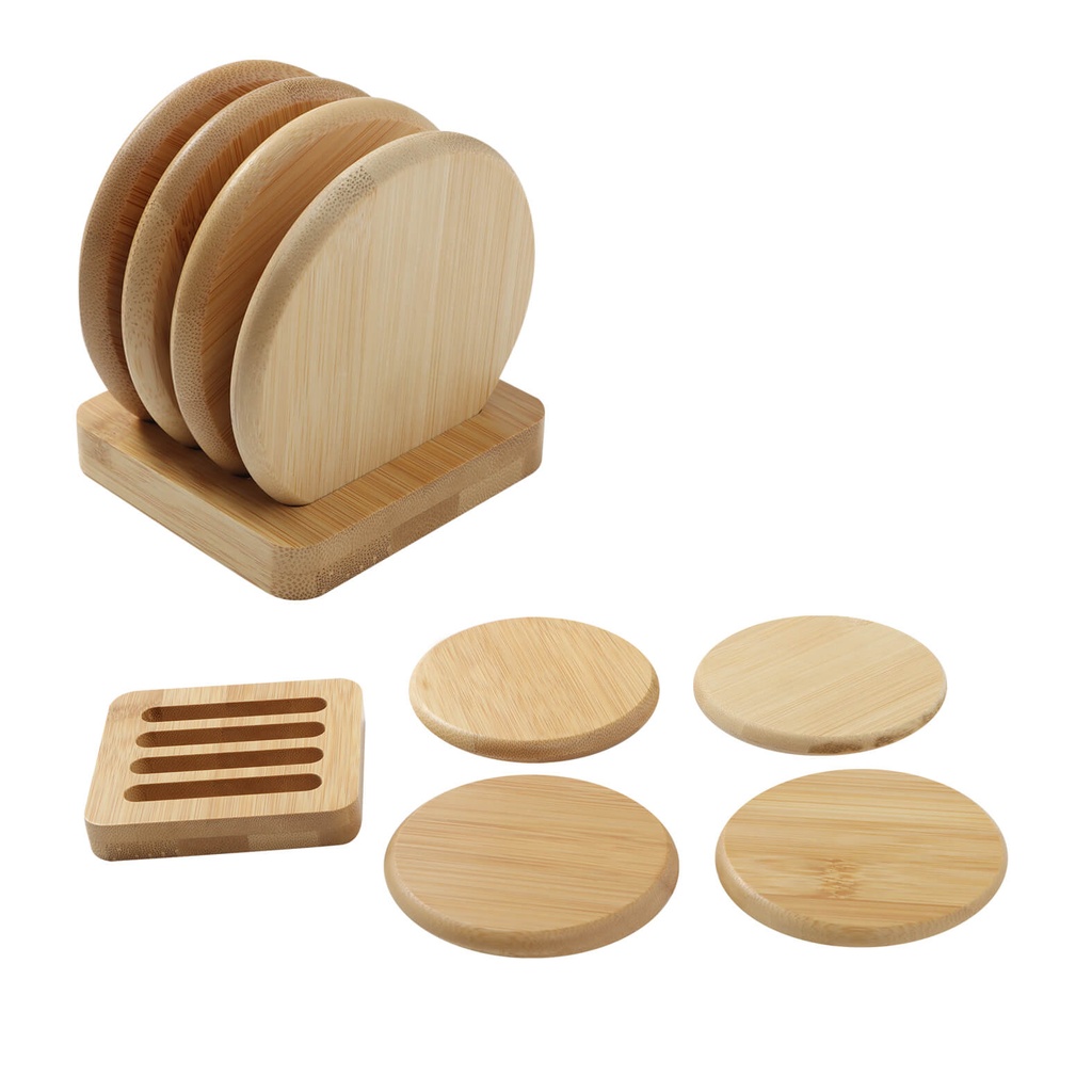 HO 176 SET DE 4 PORTA VASOS CIRCULARES PORSO
