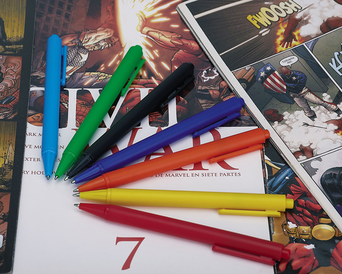 A2321A BOLIGRAFO DE PLASTICO BELMA DE TINTA AZUL
