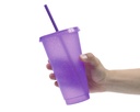 A3171 VASO DE PLASTICO GLITTER