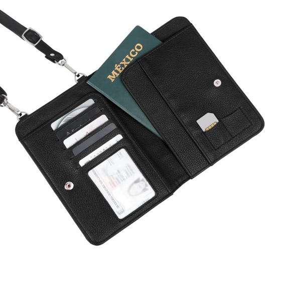 W 653 CARTERA PORTA PASAPORTE AVELINE