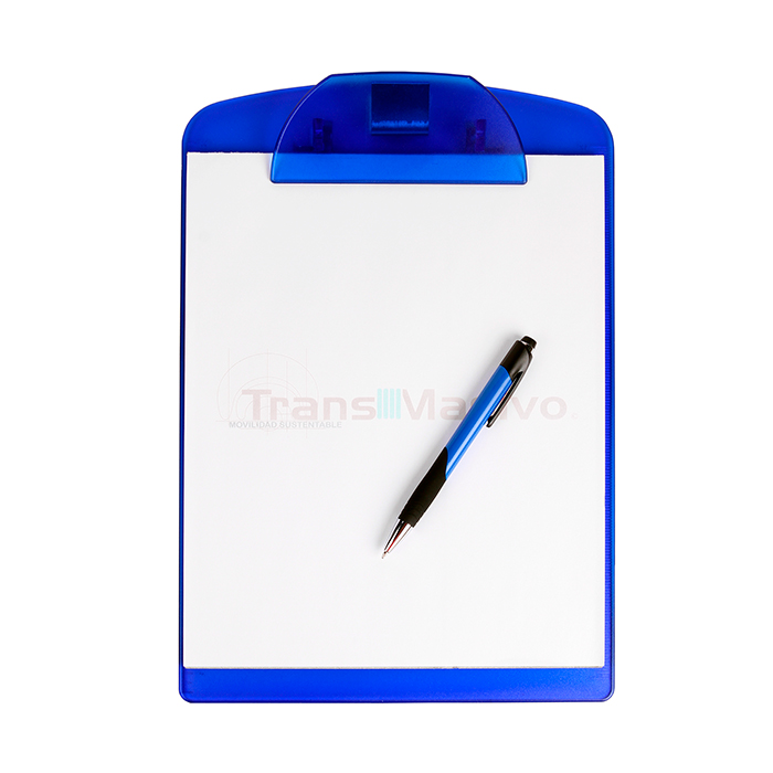 DK-037 TABLA DE PLASTICO CON CLIP PARA DOCUMENTOS