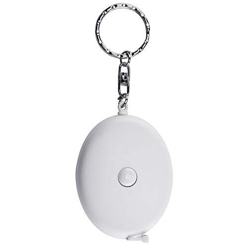PRO 008 LLAVERO FLEXÓMETRO OVALADO (Color Blanco)