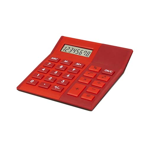 CT 700 CALCULADORA MAX NEGRO (Color Rojo)