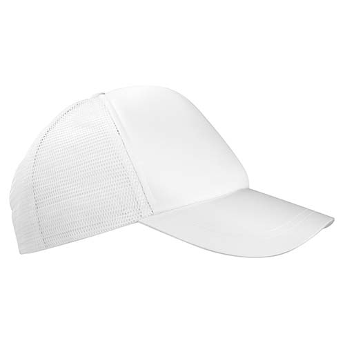 CAP 004 GORRA TRUCKER  (Bordado, Color Blanco)