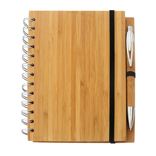 T238 ANOTADOR DE MADERA CON BOLÍGRAFO