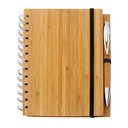 T238 ANOTADOR DE MADERA CON BOLÍGRAFO