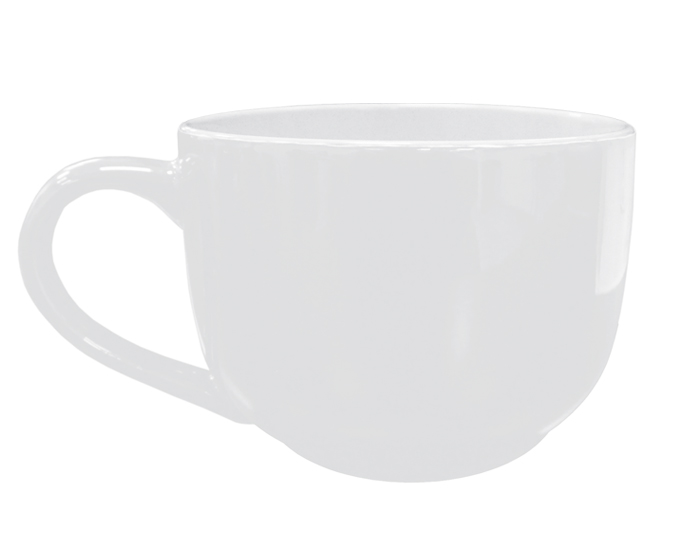 TL201 TAZA MINI JUMBO 18OZ  (Sandblast, Color Blanco)