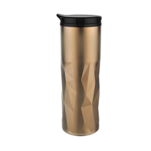 A2198 TERMO METALICO INTERIOR PLASTICO ISHTAR (Grabado láser, Oro)
