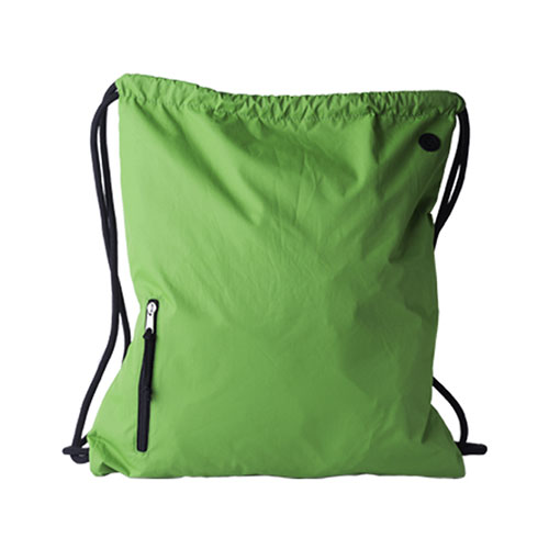 A2167 BOLSA TIPO MORRAL BADANO (Bordado, Verde manzana)