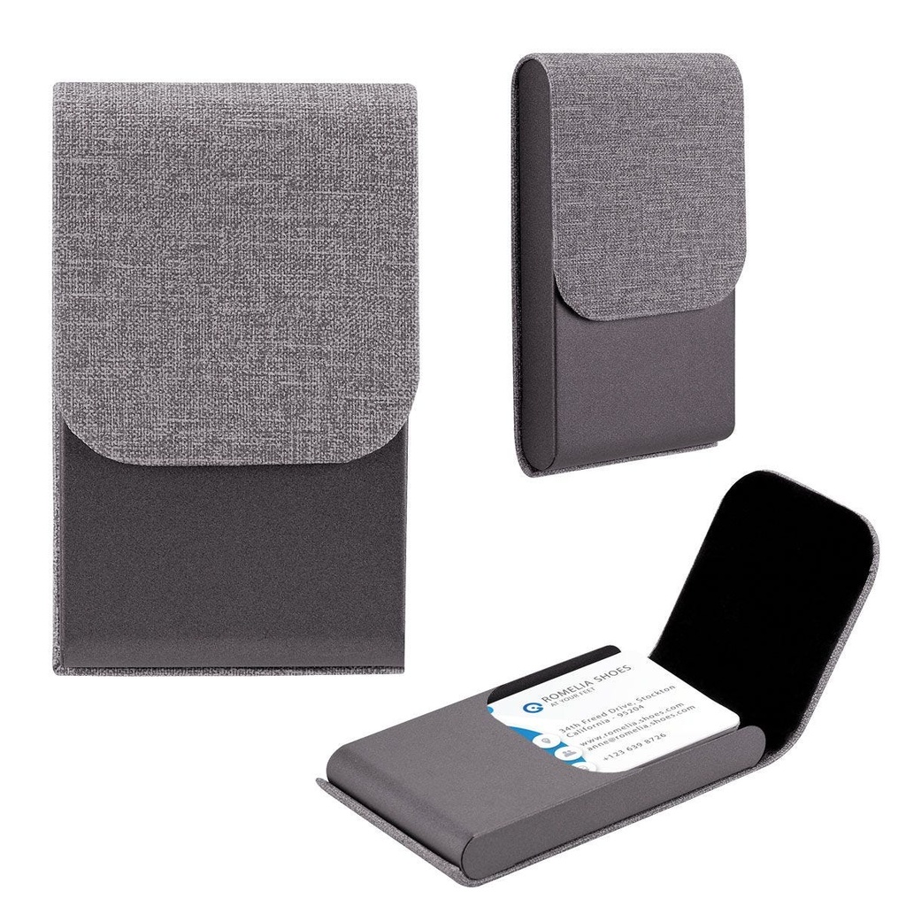 M 83800 TARJETERO TURIZO EN GRIS OXFORD