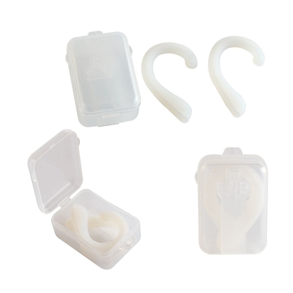 SLD 055 GOMAS PARA CUBREBOCAS BOMBAY EN BLANCO