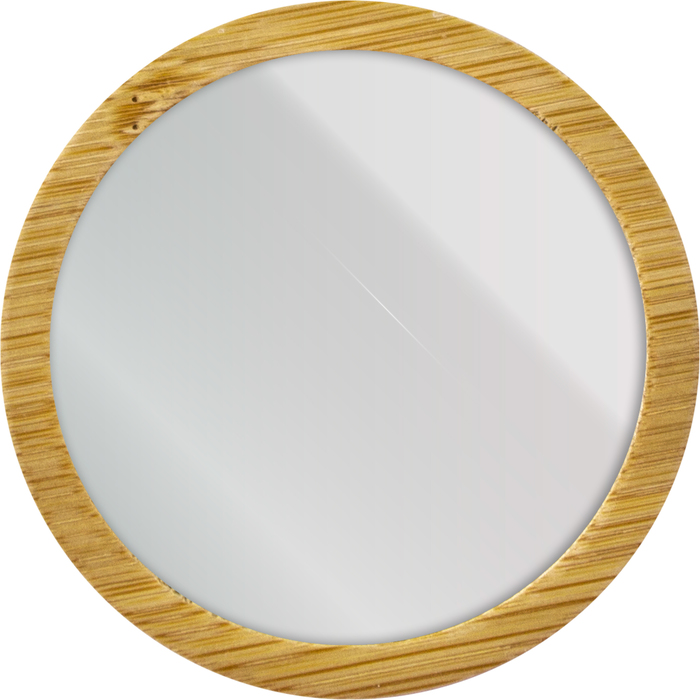 T595 ESPEJO DE BAMBU CIRCULAR "BELLA"