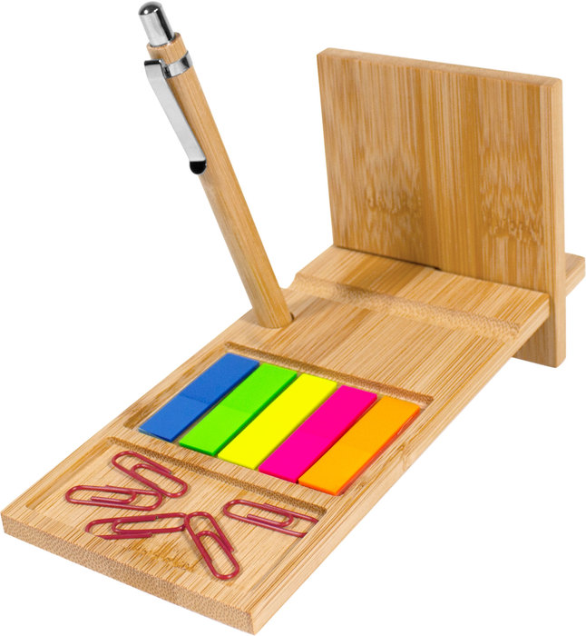 T604 ORGANIZADOR DE ESCRITORIO DE BAMBÚ