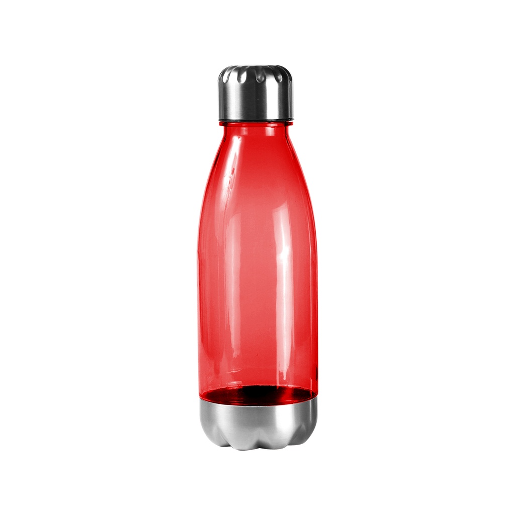 TE-050 BOTELLA DE PLASTICO AS, ROJO