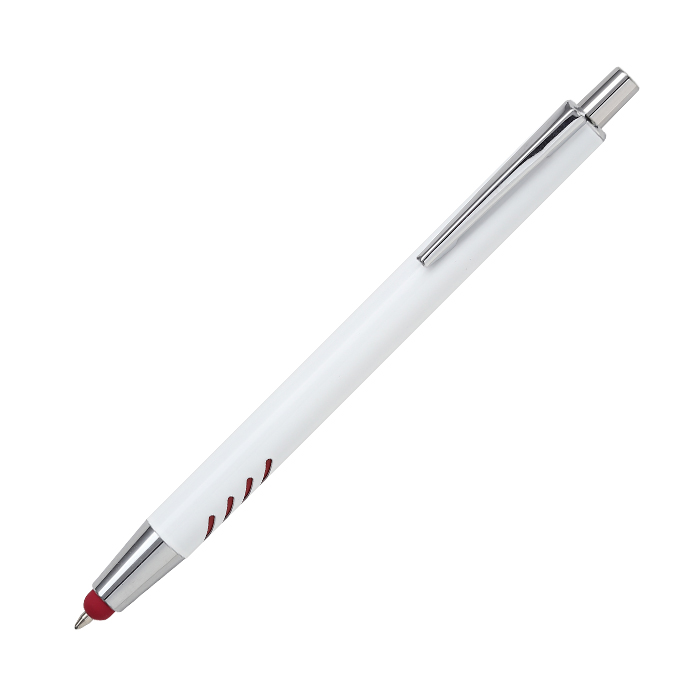 BL-129 BOLIGRAFO DE ALUMINIO BLANCO FORLI