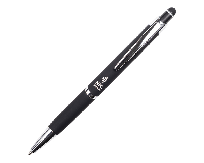 A2983 BOLÍGRAFO ZANTY (Grabado láser, Color Negro)