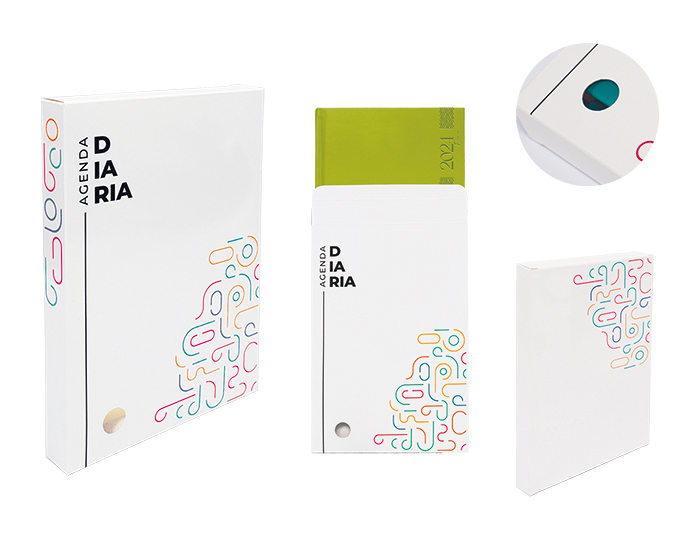 A2956 CAJA PARA AGENDA DIARIA NOVACAJA