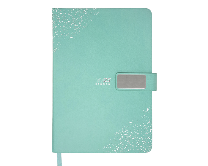 AD2025 AGENDA DIARIA 2025 (Grabado láser, Turquesa)