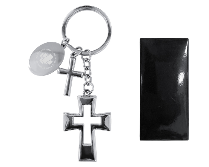 [DOV/A2892] A2892 LLAVERO EN FORMA DE CRUZ AMÉN