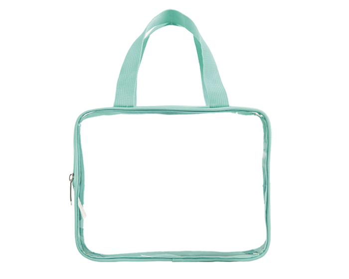 A2907 BOLSA PARA ACCESORIOS CON ASA FABY (Serigrafía, Turquesa)