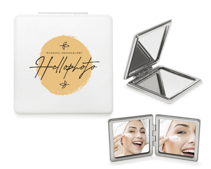 A2980 ESPEJO CUADRADO DOBLE GLAMOUR