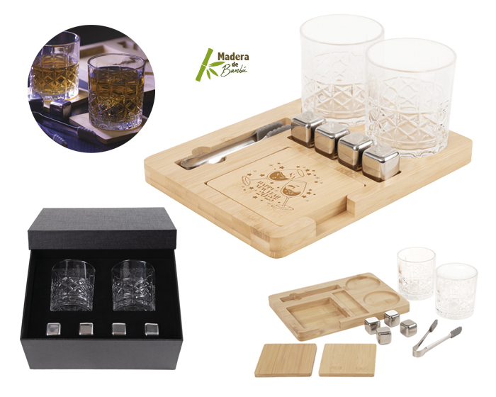 A3033 SET PARA WHISKY CHICAGO