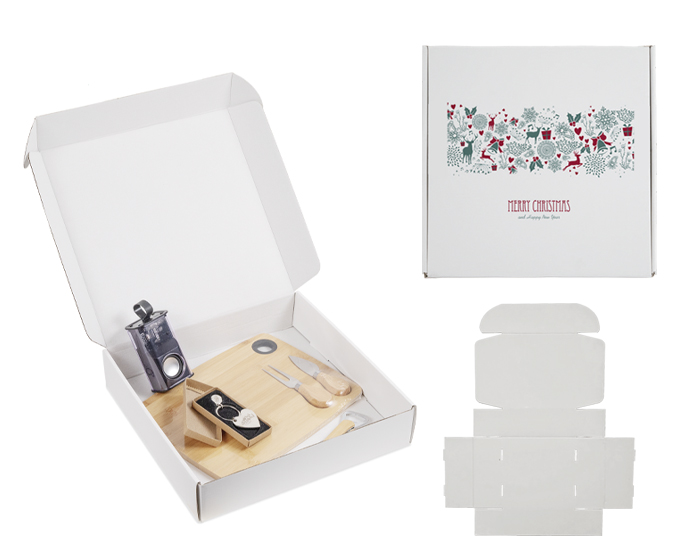 A3063 CAJA DE REGALO 31 x 31 x 6.5 CM (Serigrafía)