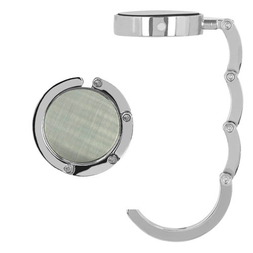 CP 031 GANCHO SUJETADOR OVAL PLATA