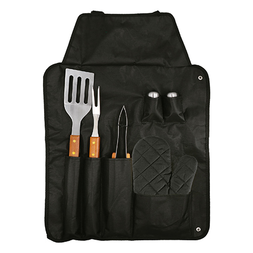 HO 013 SET DE BBQ LANDA, NEGRO